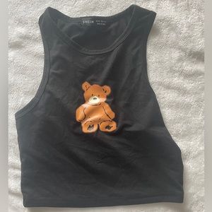 Bear Print Tank Top